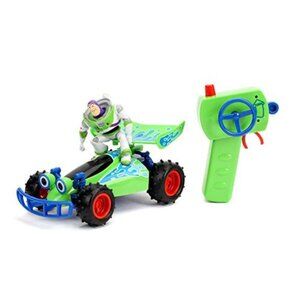 Disney Pixar Buzz Lightyear Toy Story Jada Toys 1:24 Scale Remote Control Car
